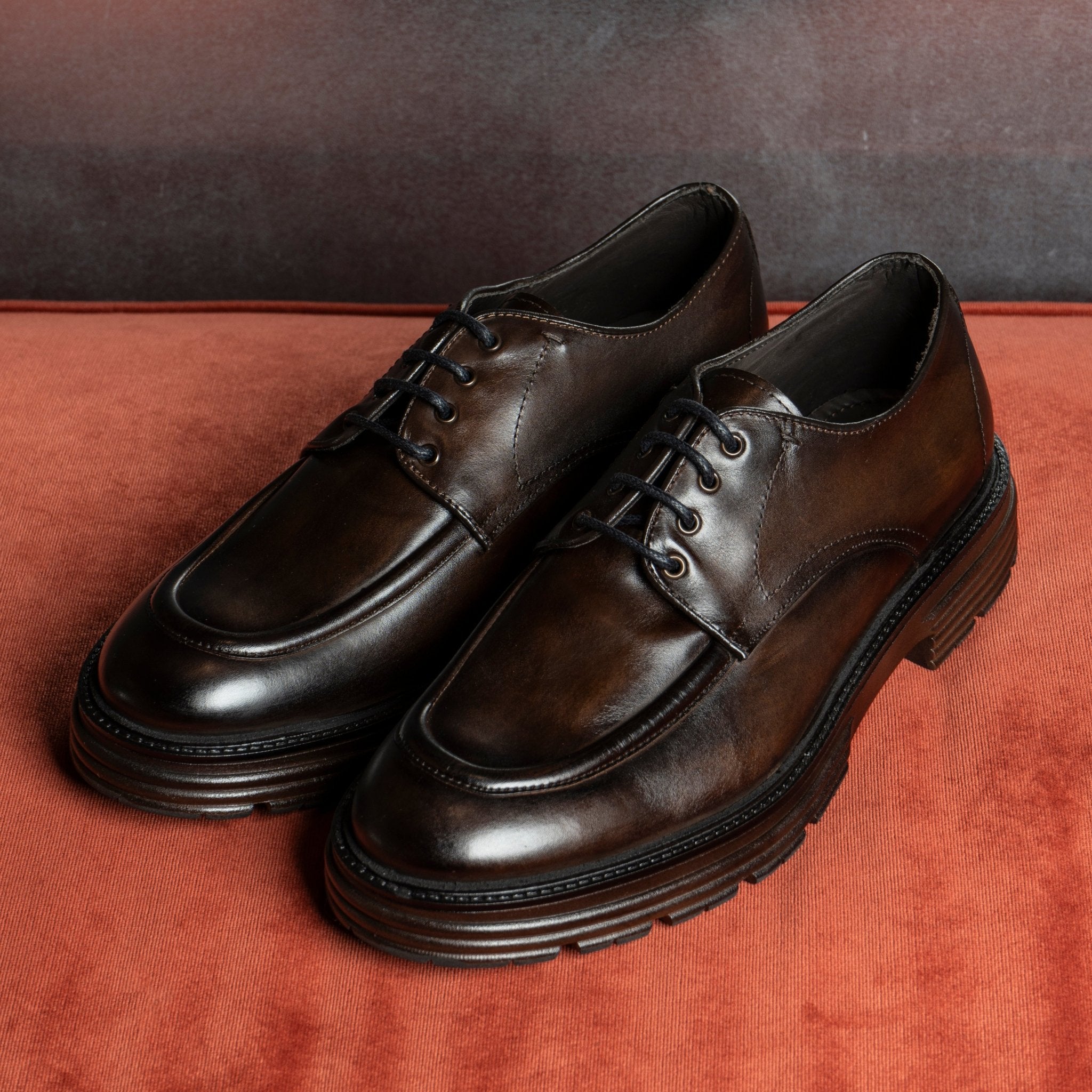 Derby Fox Mocassins | Brown - Giuliano Galiano | Handcrafted Luxury Sneakers Made In Italy
