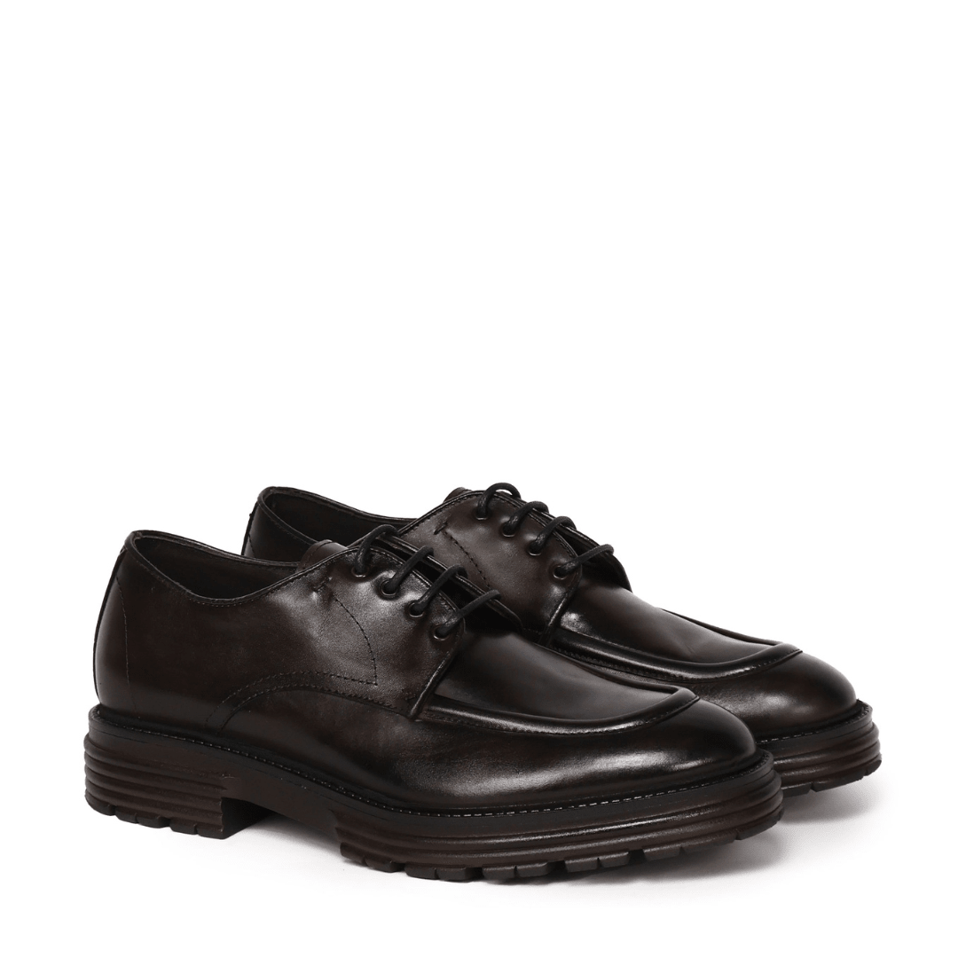 Derby Fox Mocassins | Brown - Giuliano Galiano | Handcrafted Luxury Sneakers Made In Italy