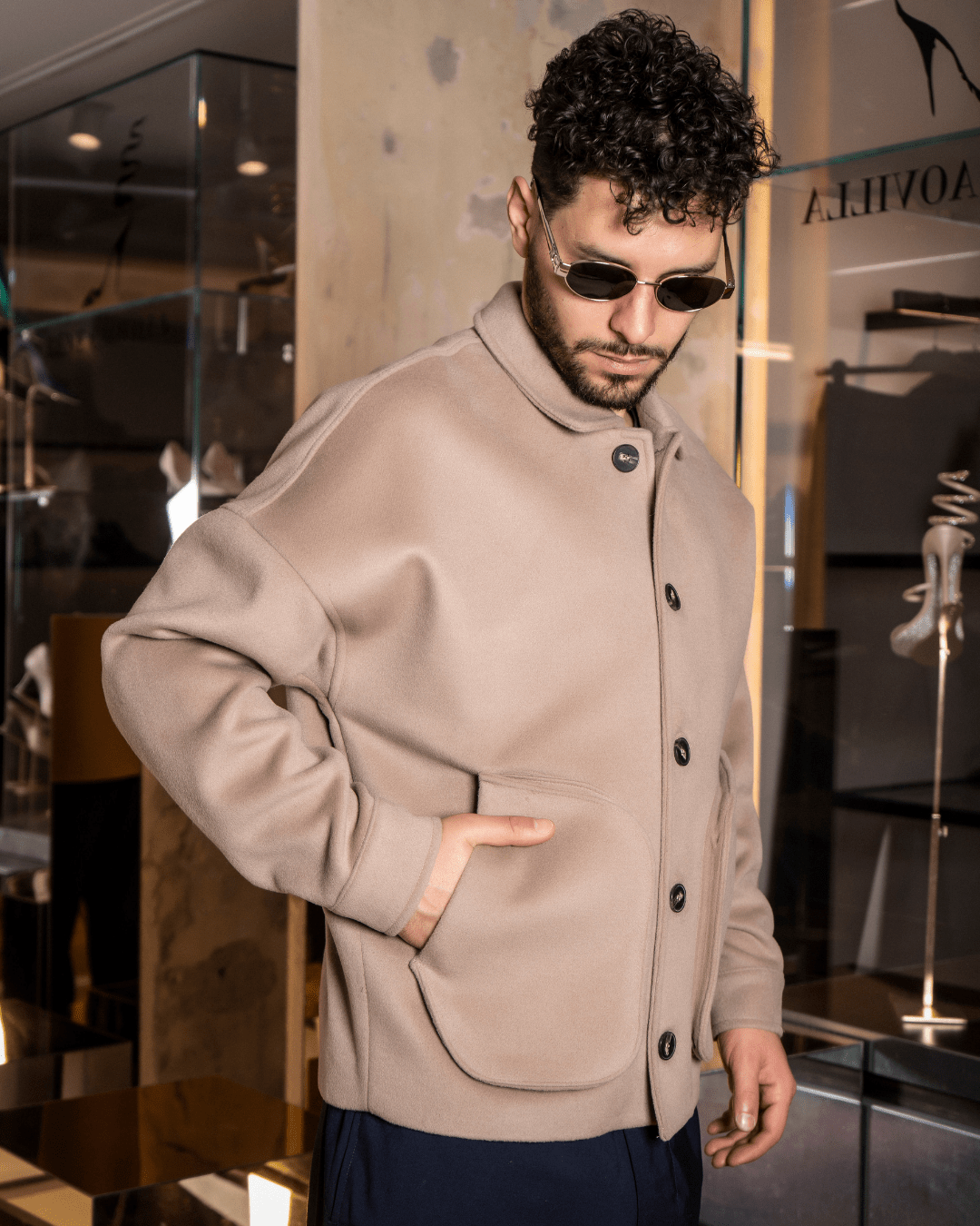 Dire wool jacket - Giuliano Galiano | Handcrafted Luxury Sneakers Made In Italy