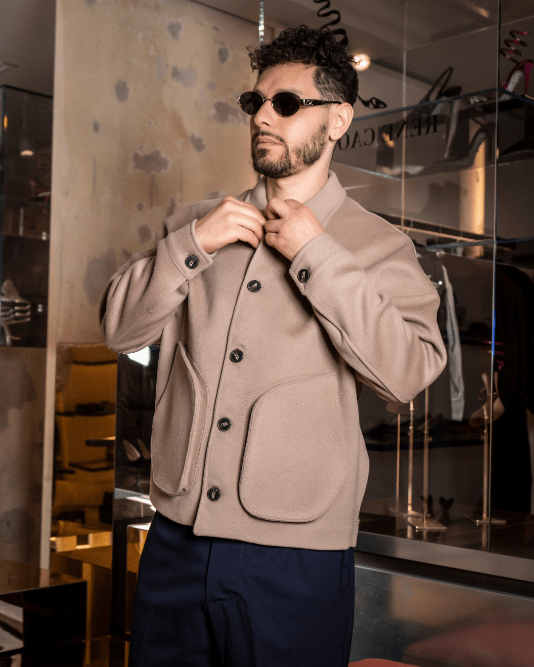 Dire wool jacket - Giuliano Galiano | Handcrafted Luxury Sneakers Made In Italy