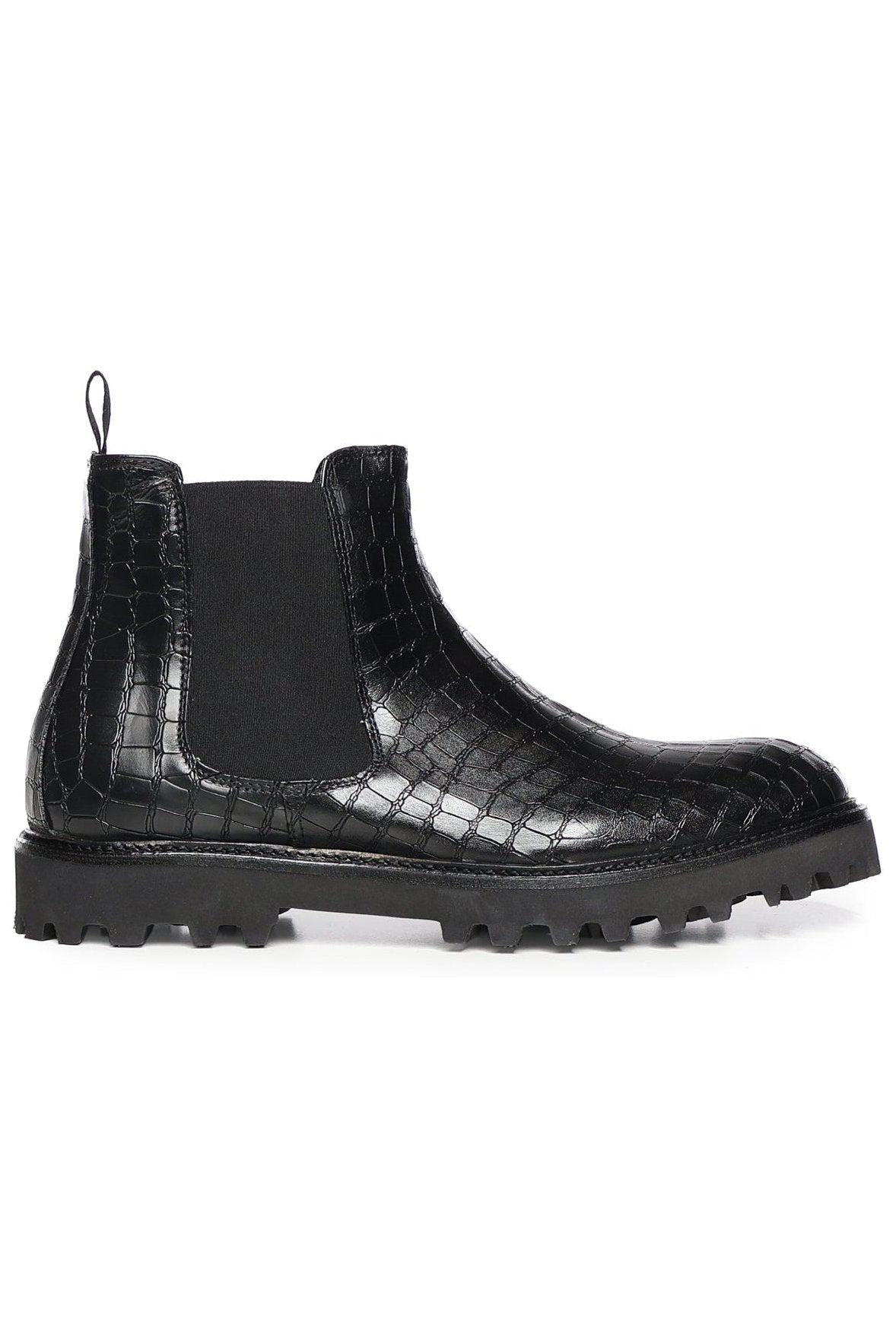 Don leather ankle boots| Black - Giuliano Galiano | Handcrafted Luxury Sneakers Made In Italy