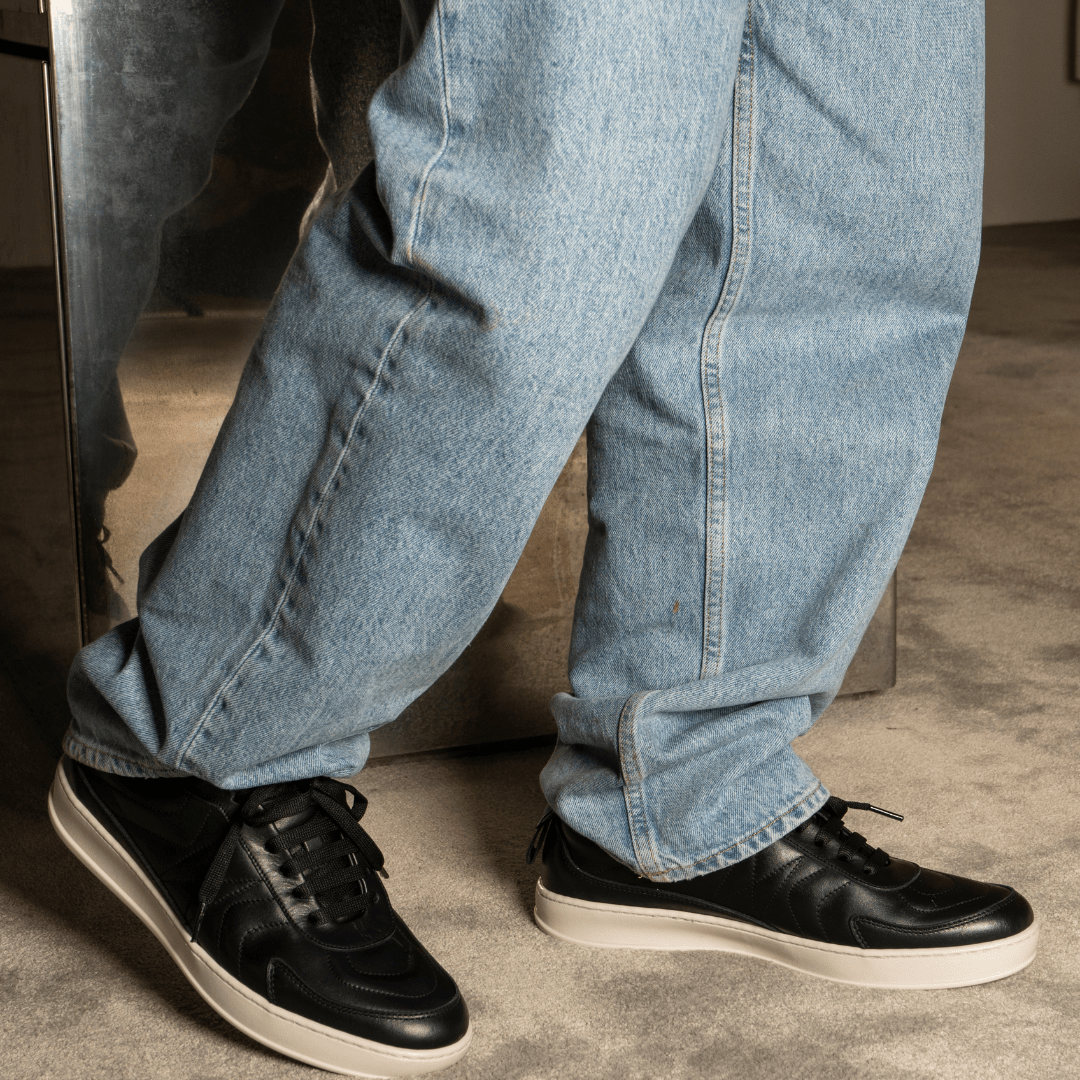 Dynasty | Black - Giuliano Galiano | Handcrafted Luxury Sneakers Made In Italy