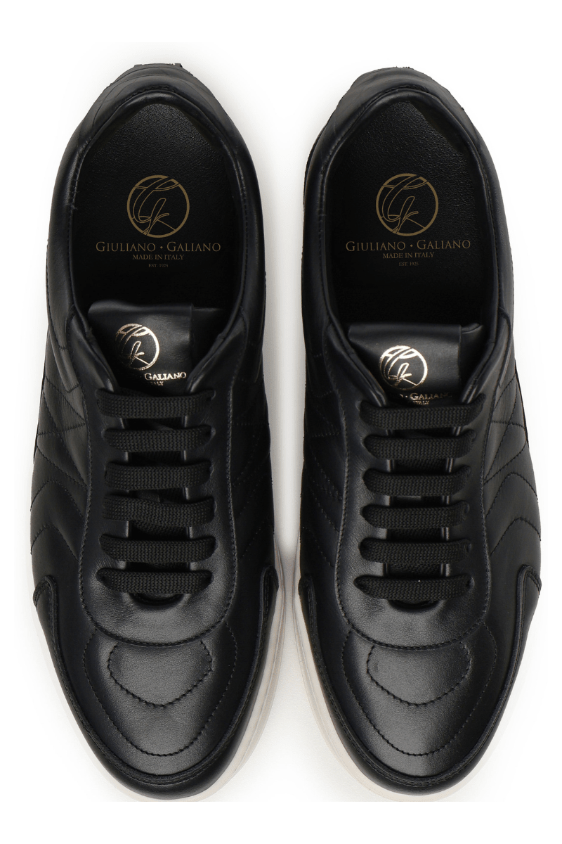 Dynasty | Black - Giuliano Galiano | Handcrafted Luxury Sneakers Made In Italy