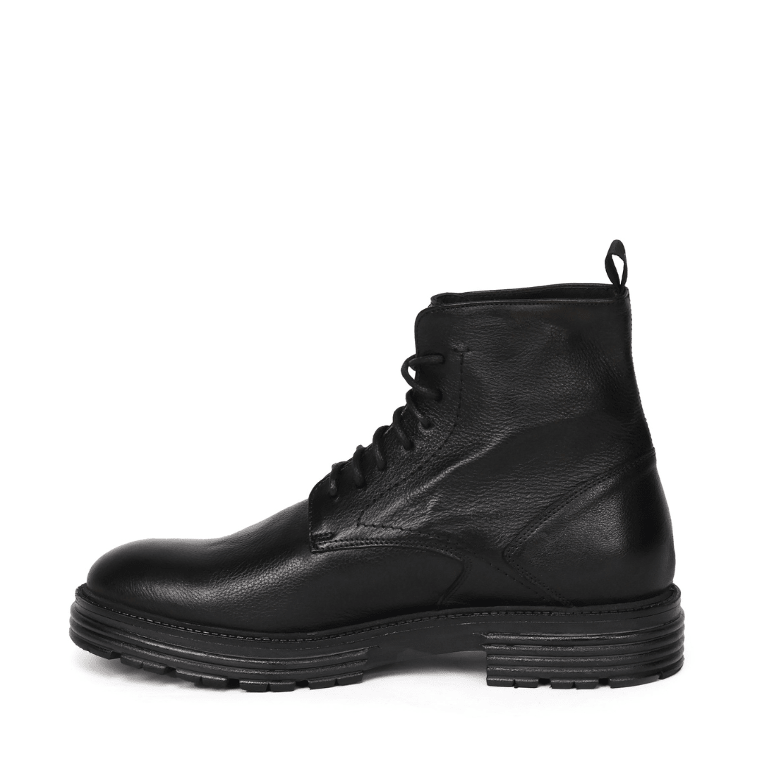 Dynasty Bufalo | Black | In leather - Giuliano Galiano | Handcrafted Luxury Sneakers Made In Italy