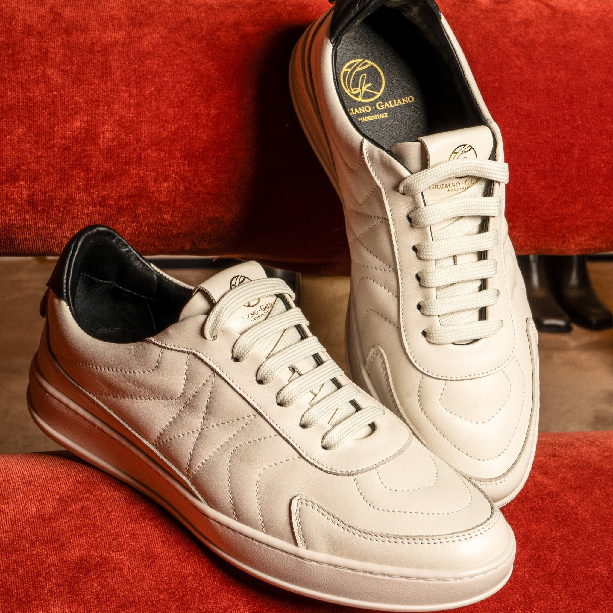 Dynasty | White Black - Giuliano Galiano | Handcrafted Luxury Sneakers Made In Italy