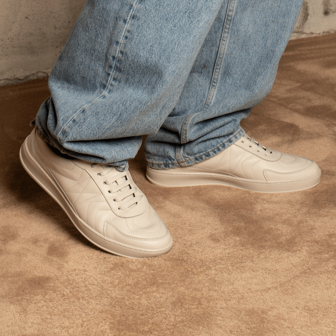 Dynasty | White Black - Giuliano Galiano | Handcrafted Luxury Sneakers Made In Italy