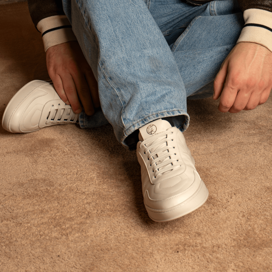 Dynasty | White Black - Giuliano Galiano | Handcrafted Luxury Sneakers Made In Italy