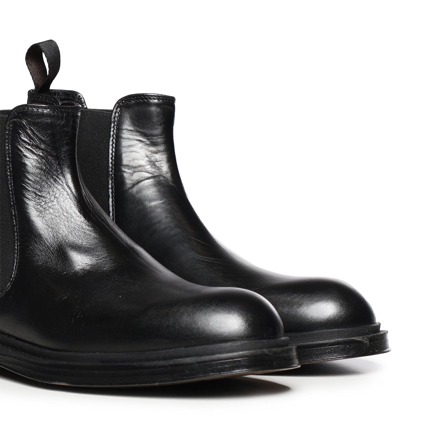 Elite leather ankle boots / Black - Giuliano Galiano | Handcrafted Luxury Sneakers Made In Italy