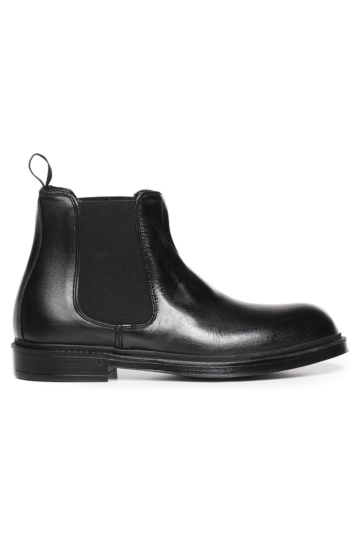 Elite leather ankle boots / Black - Giuliano Galiano | Handcrafted Luxury Sneakers Made In Italy
