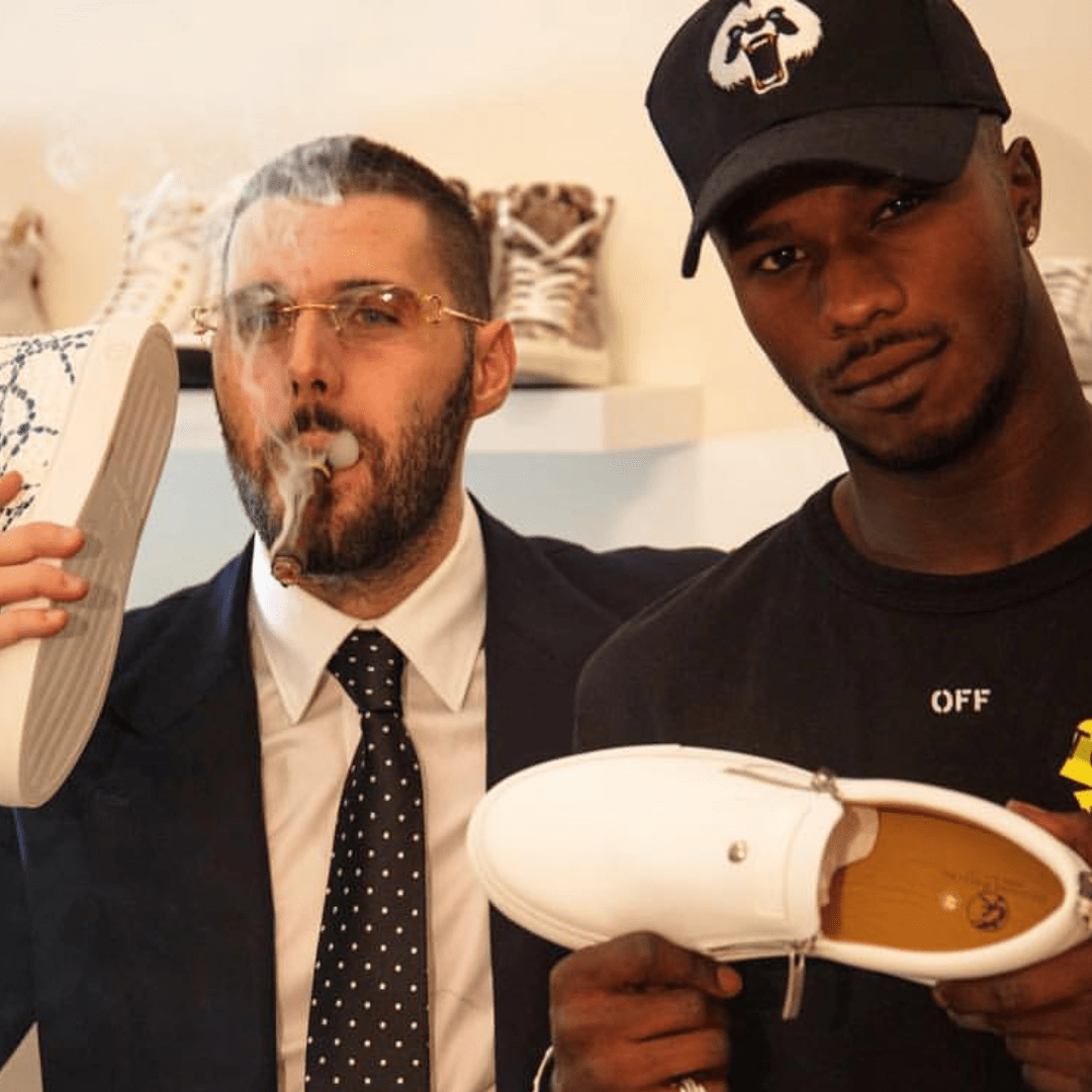 Fire | White Leather - Giuliano Galiano | Handcrafted Luxury Sneakers Made In Italy