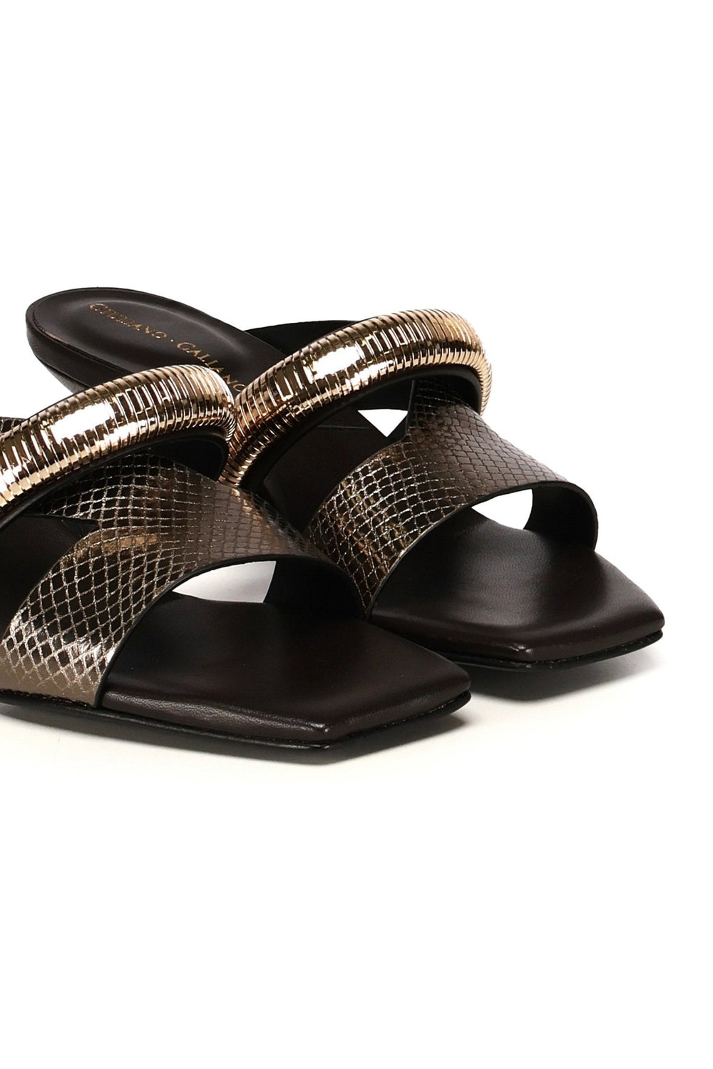 Gayalold Sandals | Black - Giuliano Galiano | Handcrafted Luxury Sneakers Made In Italy