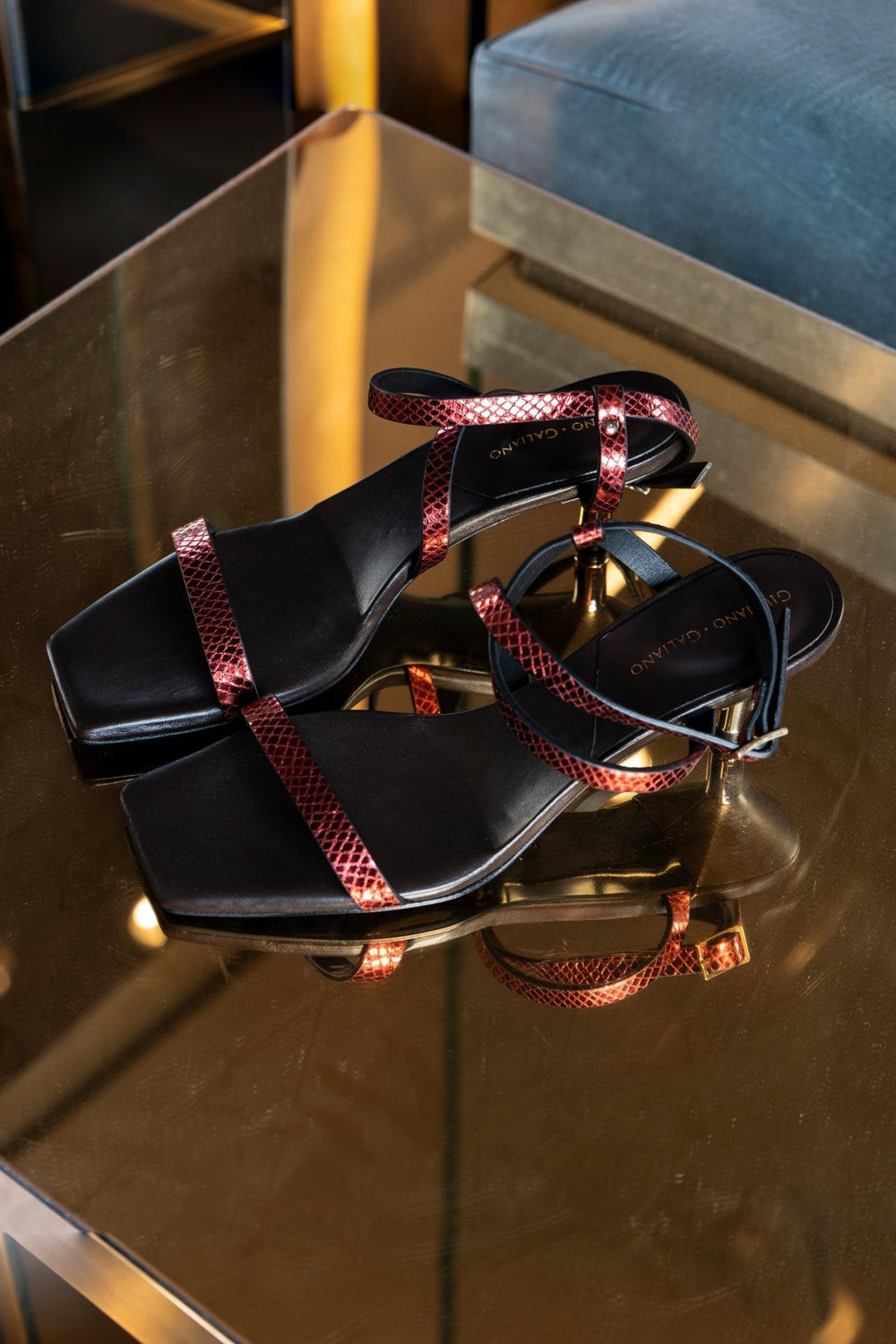 Giovy Sandals | Bordeaux - Giuliano Galiano | Handcrafted Luxury Sneakers Made In Italy