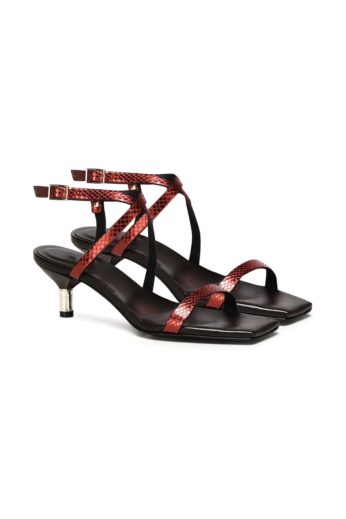 Giovy Sandals | Bordeaux - Giuliano Galiano | Handcrafted Luxury Sneakers Made In Italy