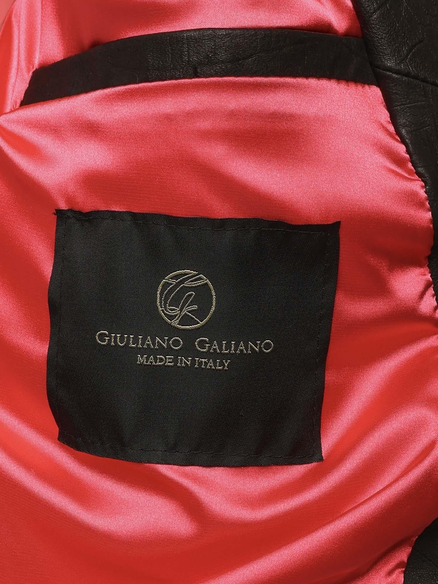 Go Hard Leather Jacket - Giuliano Galiano | Handcrafted Luxury Sneakers Made In Italy