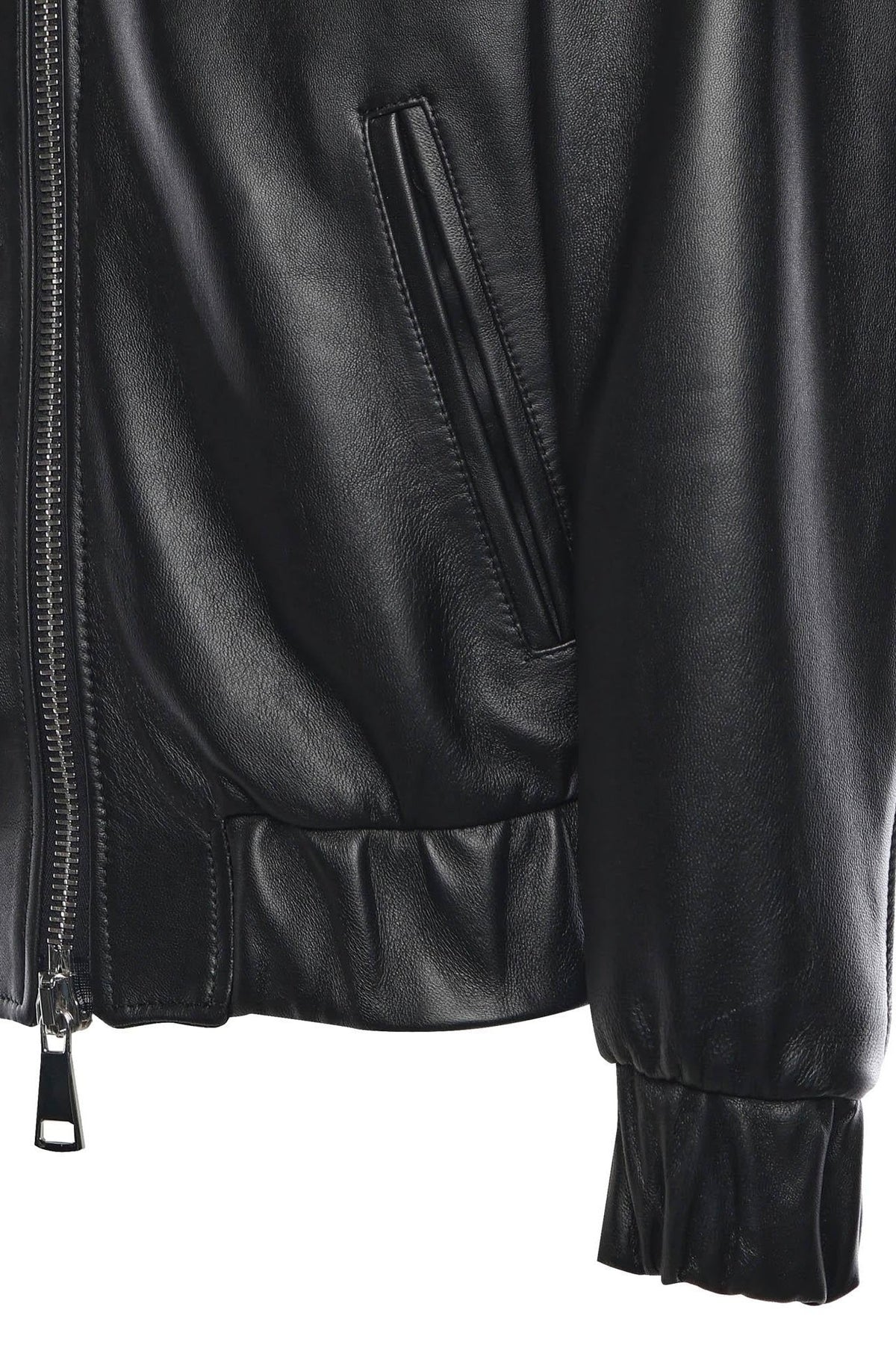 Go Hard Leather Jacket - Giuliano Galiano | Handcrafted Luxury Sneakers Made In Italy