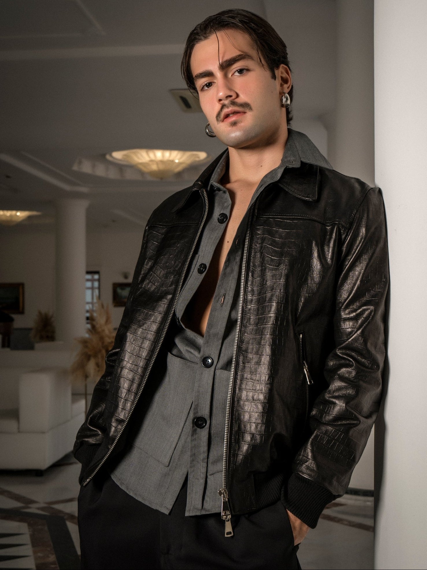Goodfellas Jacket Croc - Giuliano Galiano | Handcrafted Luxury Sneakers Made In Italy