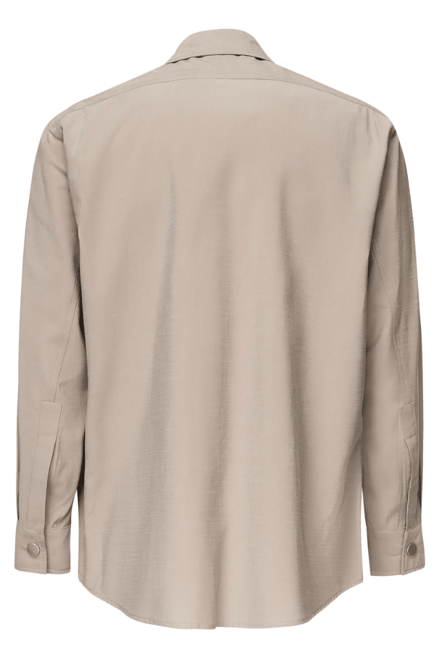 Horse Shirt | Beige - Giuliano Galiano | Handcrafted Luxury Sneakers Made In Italy