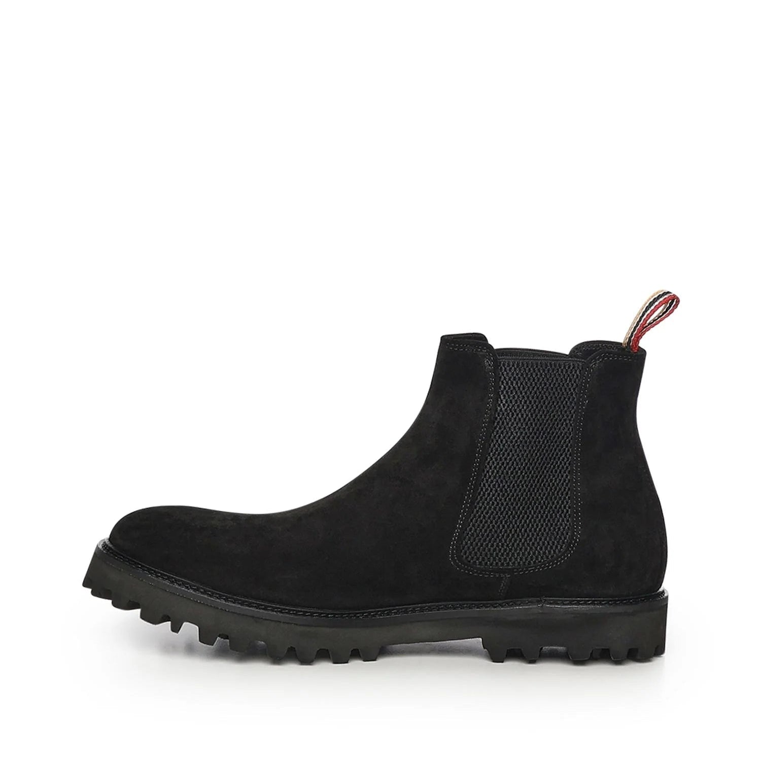 Chelsea Sergio Ankle Boots | Black | In Suede