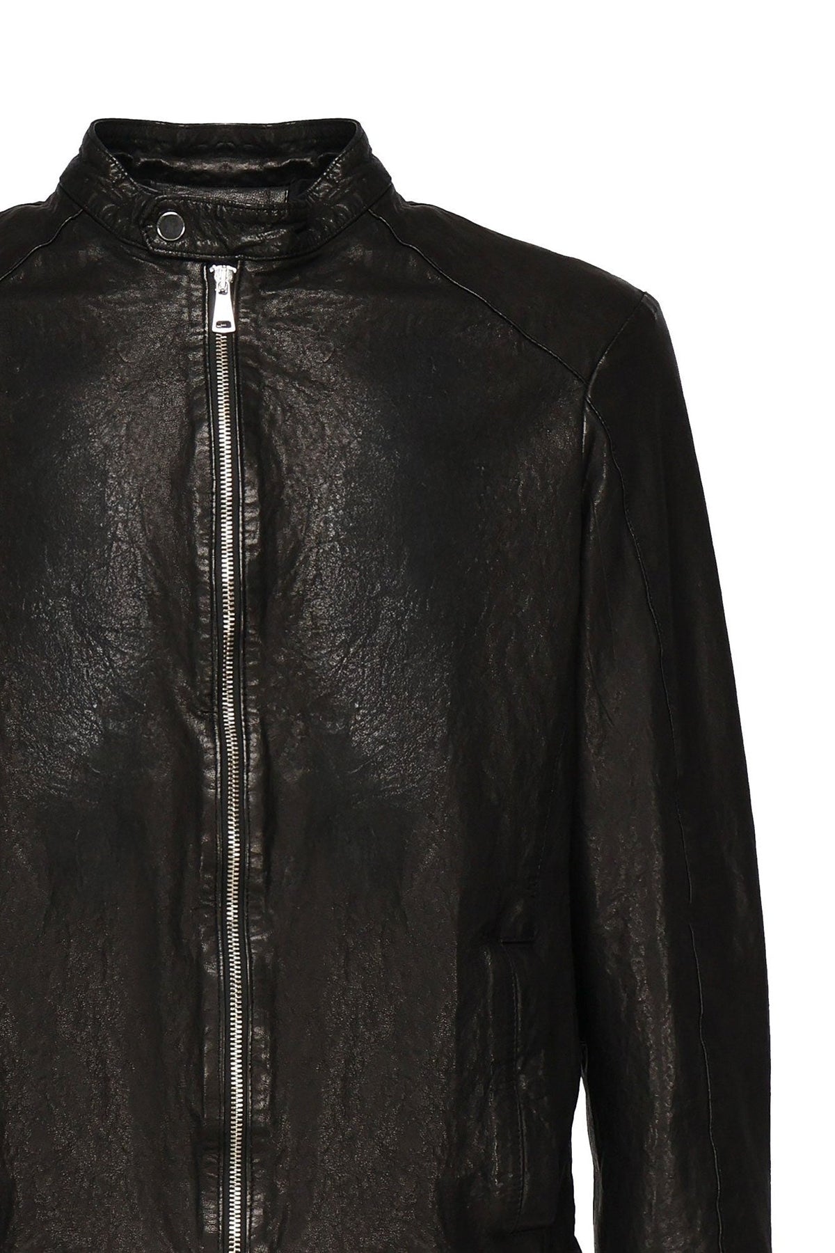 Jacket Leather Biker - Giuliano Galiano | Handcrafted Luxury Sneakers Made In Italy