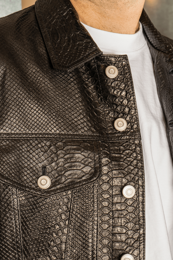 Jacket Python - Giuliano Galiano | Handcrafted Luxury Sneakers Made In Italy