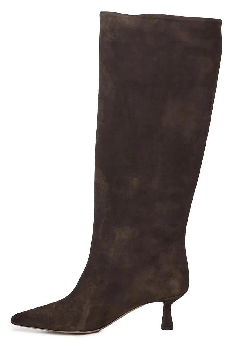 Jane Boots | Brown - Giuliano Galiano | Handcrafted Luxury Sneakers Made In Italy