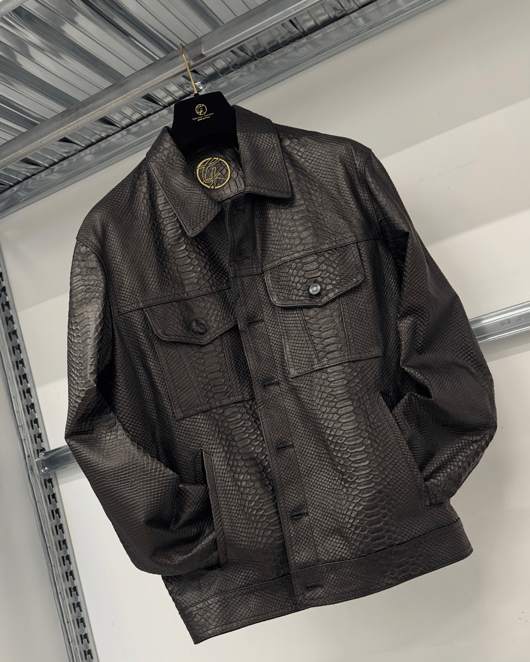 Julius Caesar leather jacket - Giuliano Galiano | Handcrafted Luxury Sneakers Made In Italy