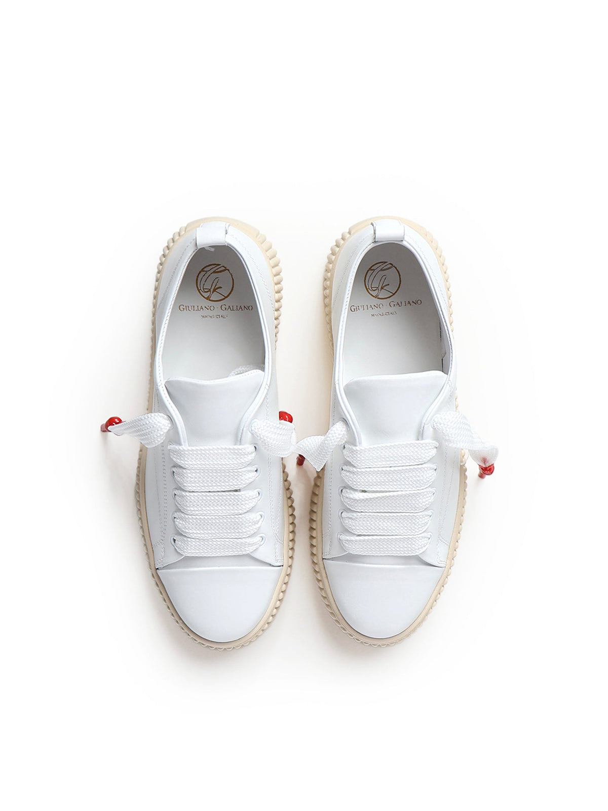 JUMBO | WHITE - Giuliano Galiano | Handcrafted Luxury Sneakers Made In Italy