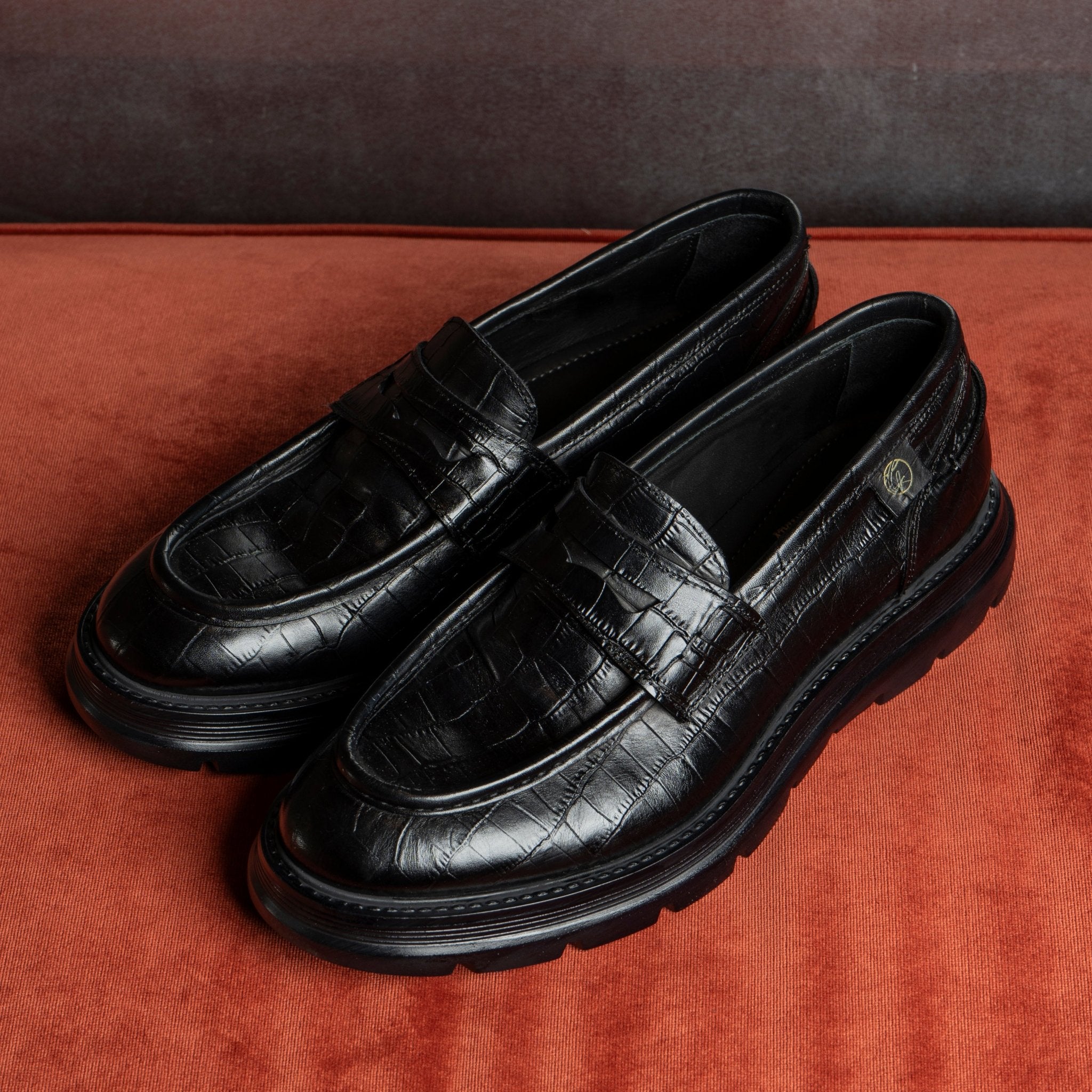 Kobra | black | Crocodile - Giuliano Galiano | Handcrafted Luxury Sneakers Made In Italy