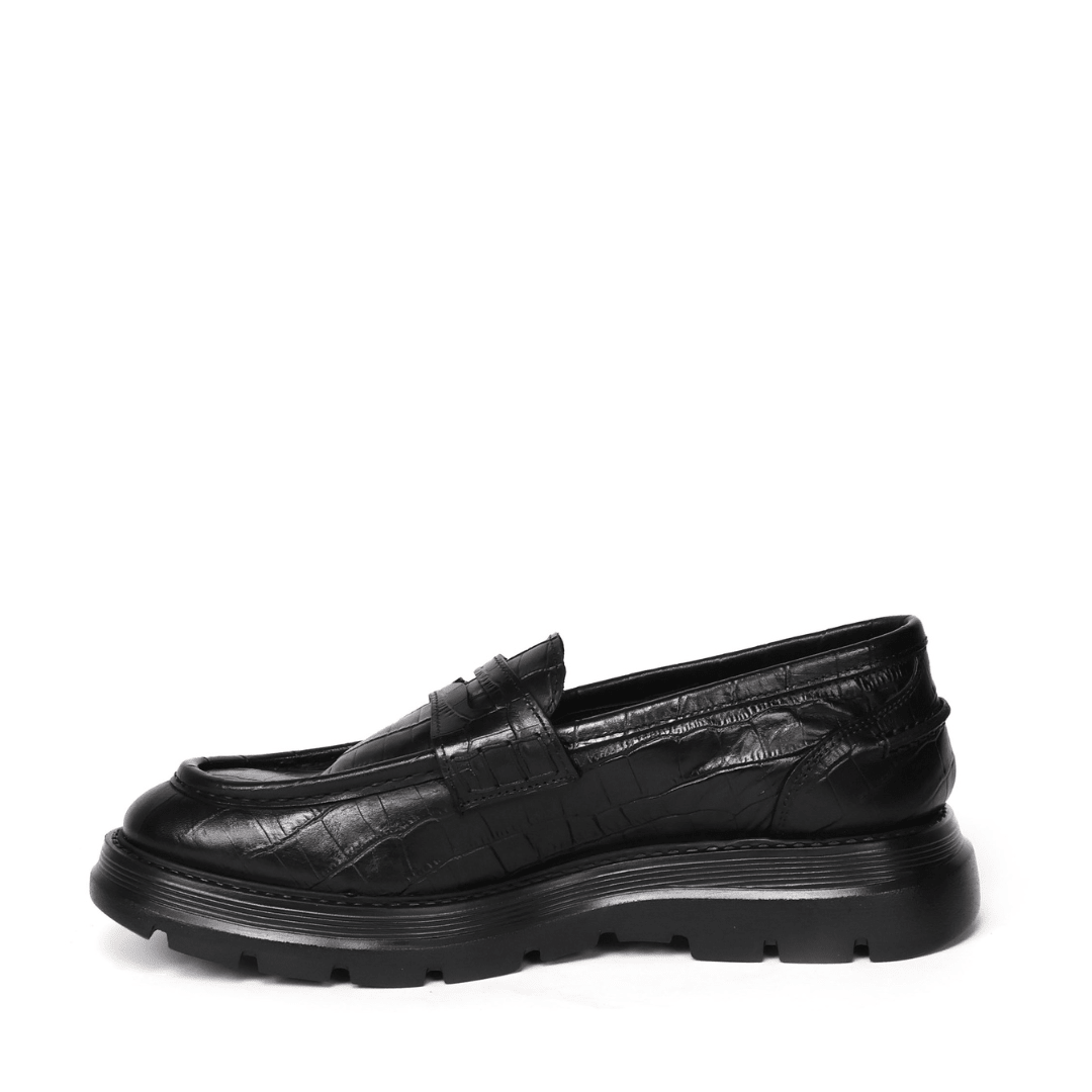 Kobra | black | Crocodile - Giuliano Galiano | Handcrafted Luxury Sneakers Made In Italy