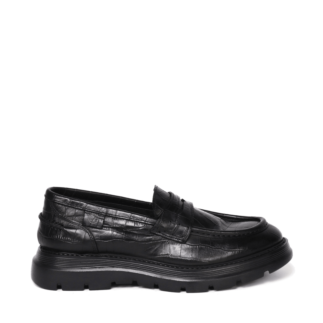 Kobra | black | Crocodile - Giuliano Galiano | Handcrafted Luxury Sneakers Made In Italy