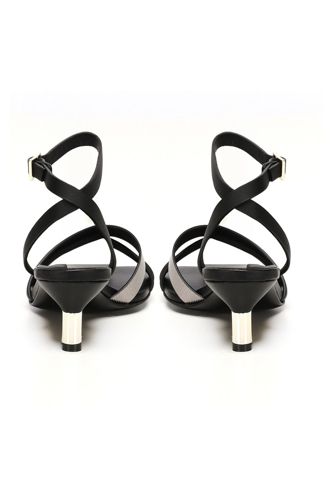 Lauren Sandals | Black - Giuliano Galiano | Handcrafted Luxury Sneakers Made In Italy