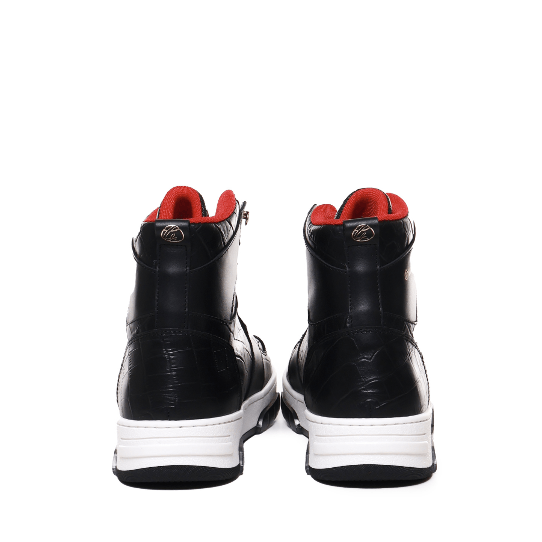 Legend High | Black - Giuliano Galiano | Handcrafted Luxury Sneakers Made In Italy