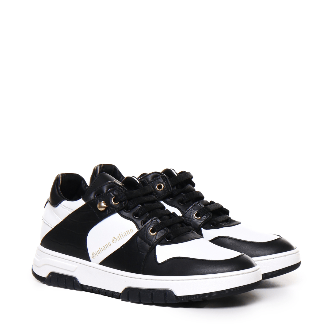 Legend Low | Black & White - Giuliano Galiano | Handcrafted Luxury Sneakers Made In Italy