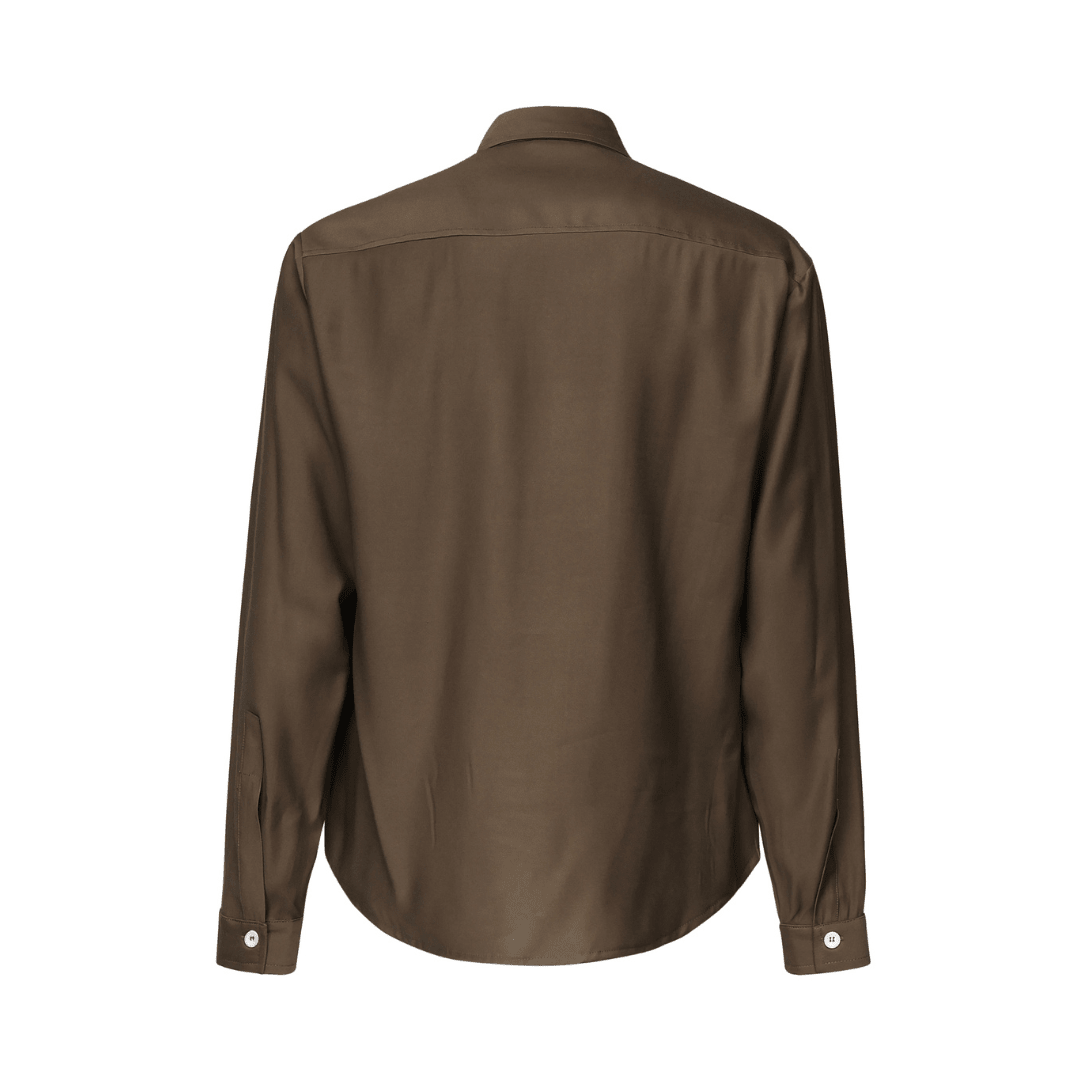 Lizard Shirt | Brown - Giuliano Galiano | Handcrafted Luxury Sneakers Made In Italy