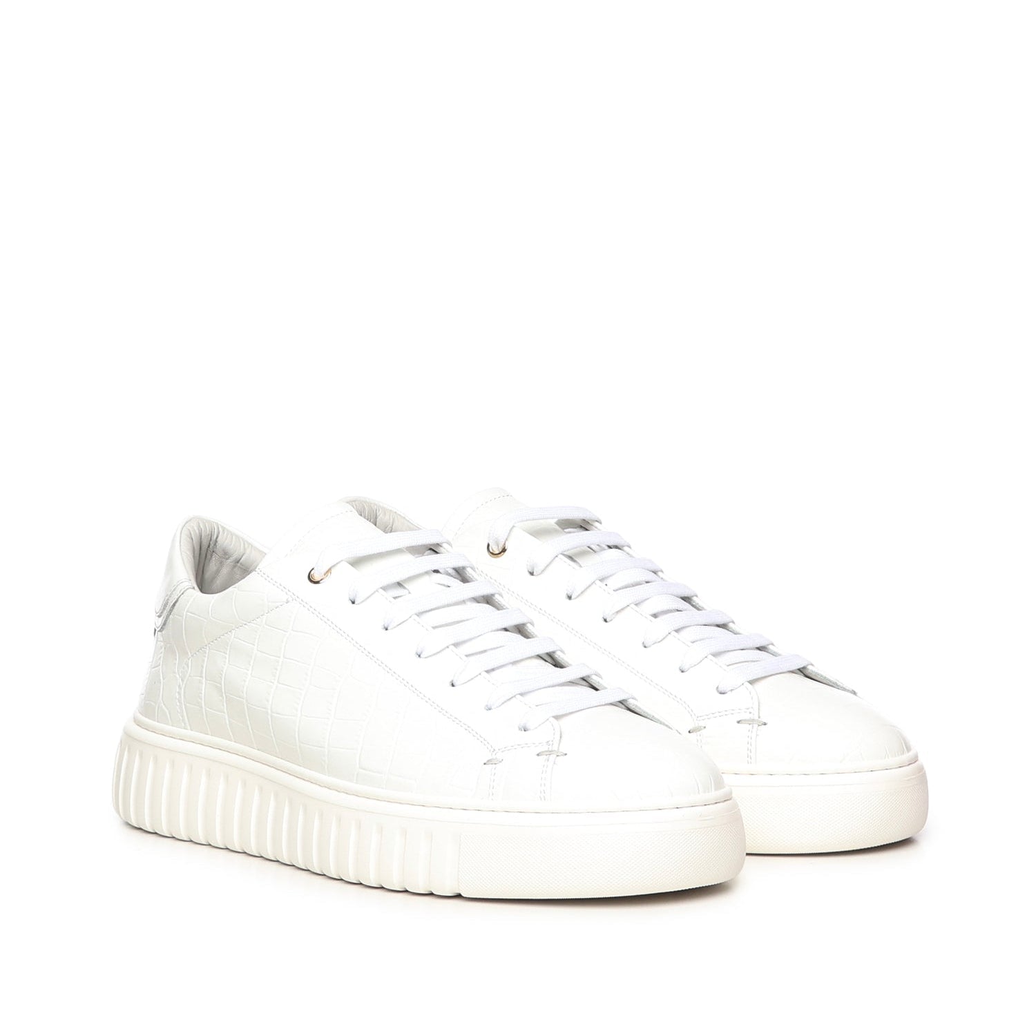 Mars | Crock Leather | White - Giuliano Galiano | Handcrafted