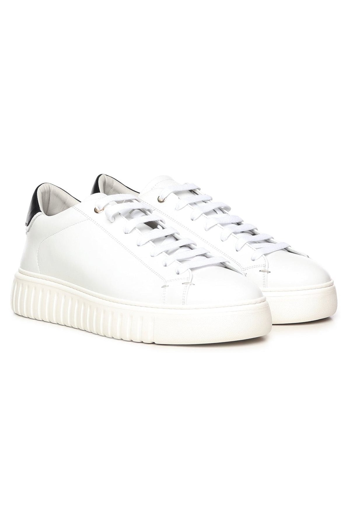 Mars | White/Black - Giuliano Galiano | Handcrafted Luxury Sneakers Made In Italy