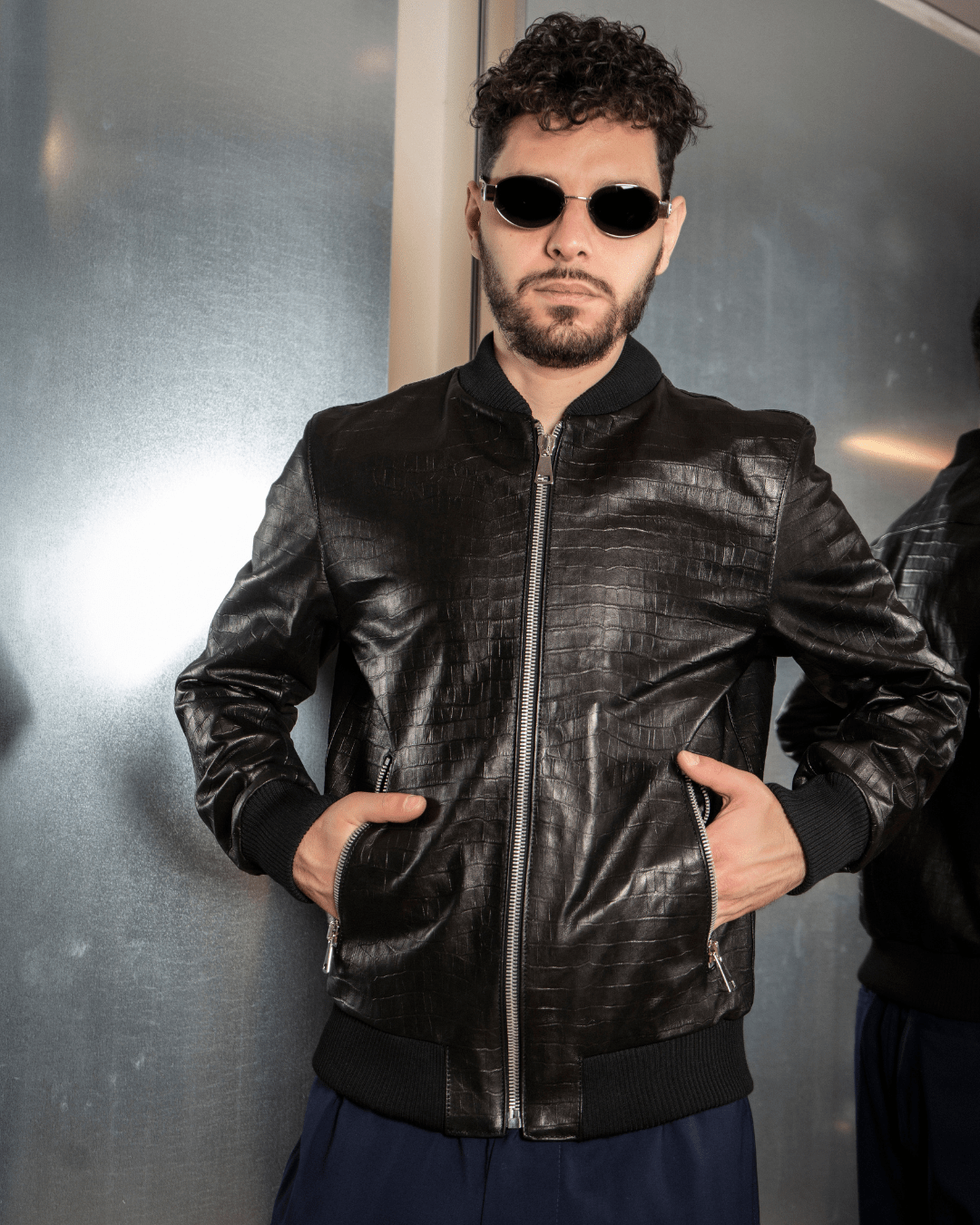 Miami Vice Bomber Croc - Giuliano Galiano | Handcrafted Luxury Sneakers Made In Italy