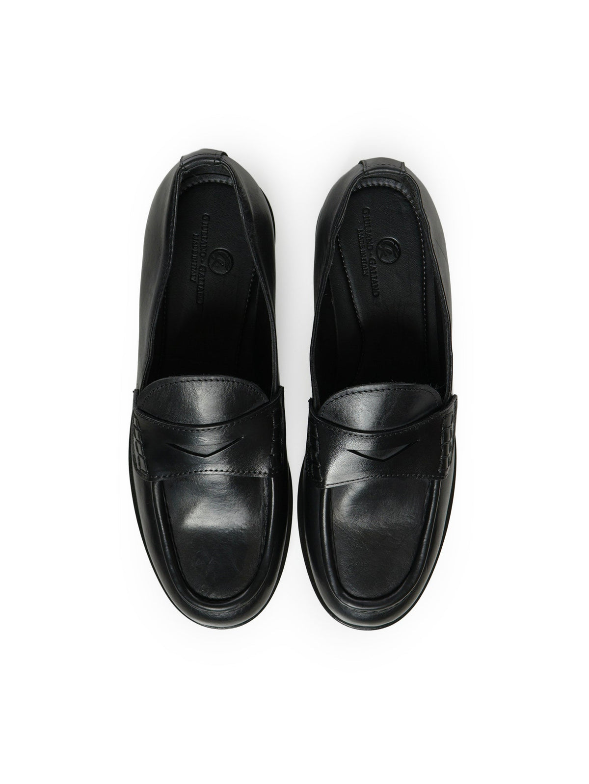 Mocassins Sally | Black | Leather - Giuliano Galiano | Handcrafted Luxury Sneakers Made In Italy