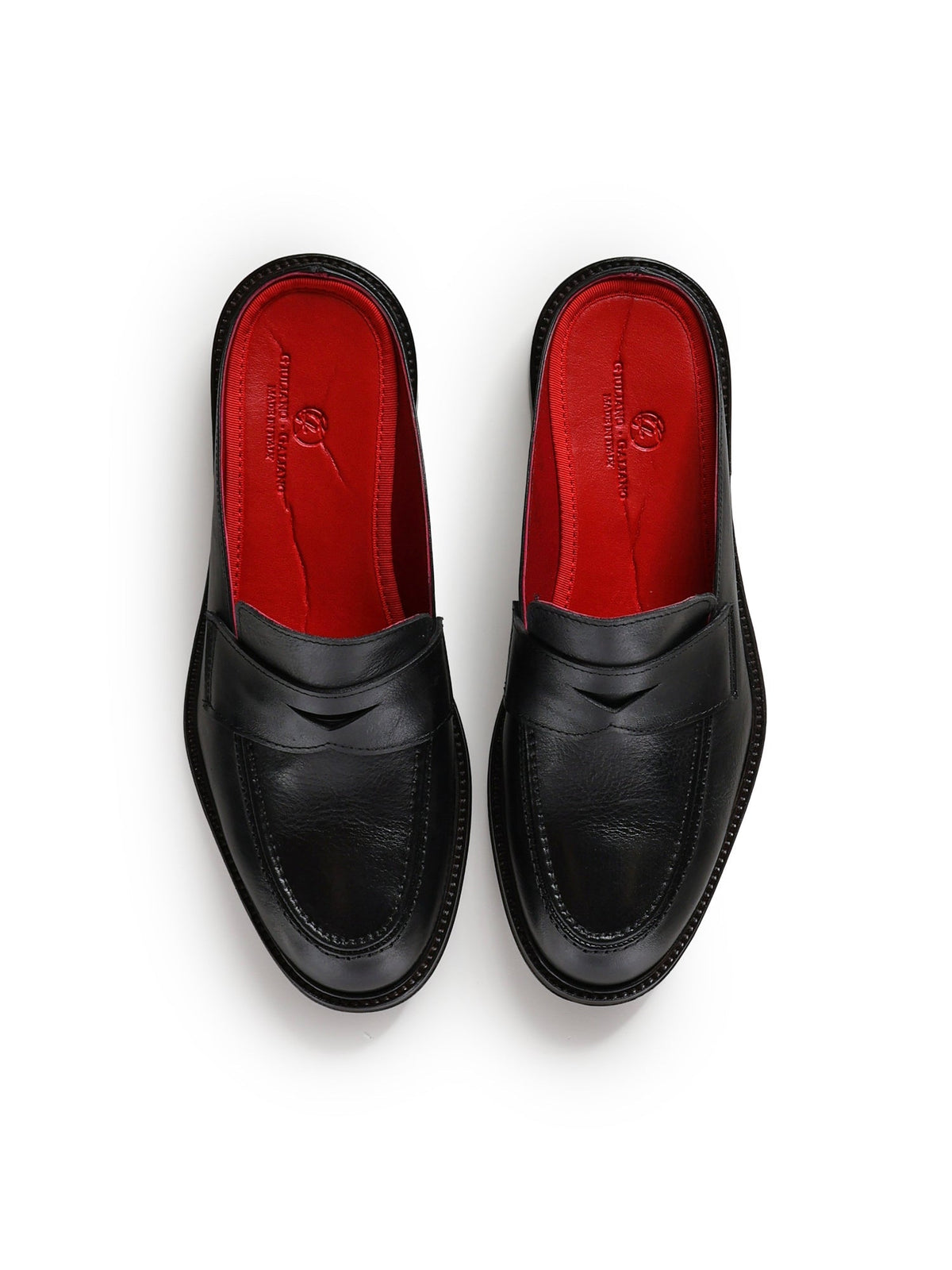 Mules Ellis | Black - Giuliano Galiano | Handcrafted Luxury Sneakers Made In Italy