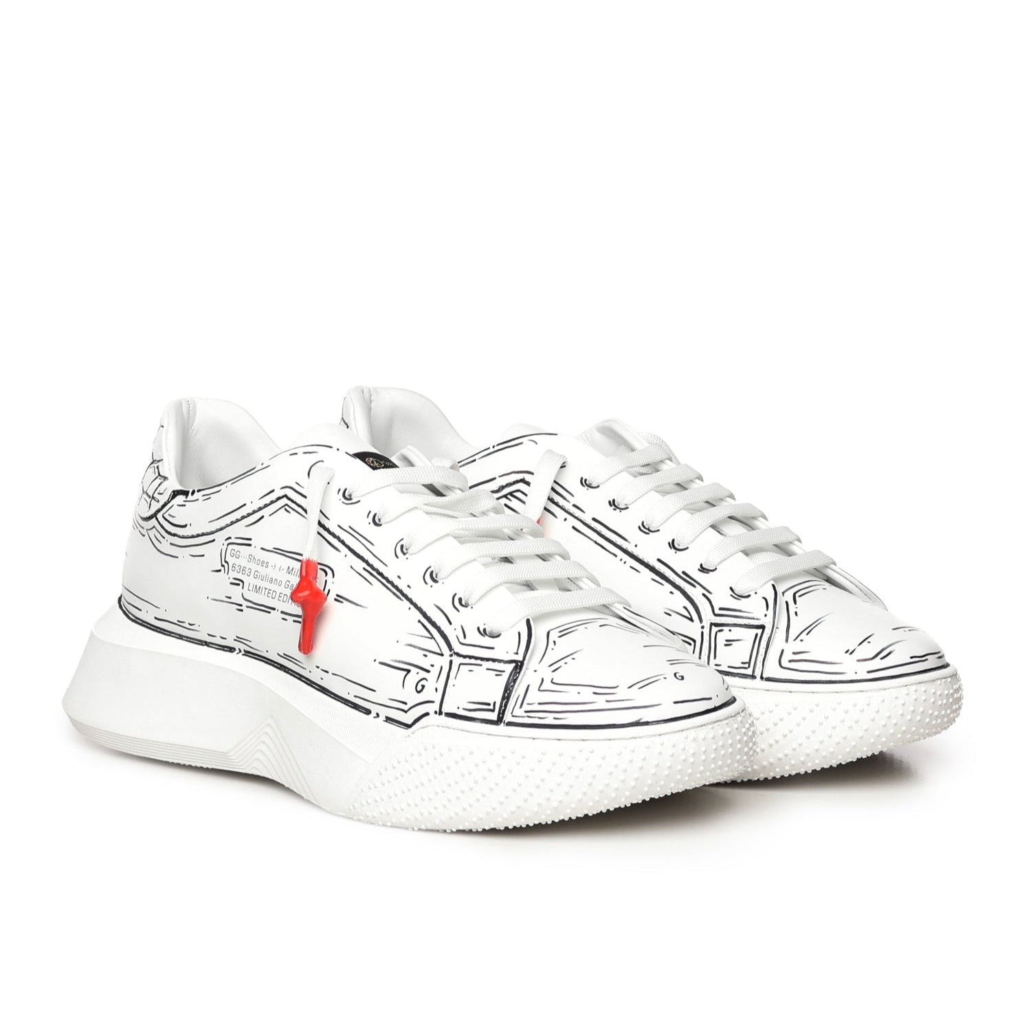 Nemesis 2.0 Limited Edition Cartoon - Giuliano Galiano | Handcrafted Luxury Sneakers Made In Italy