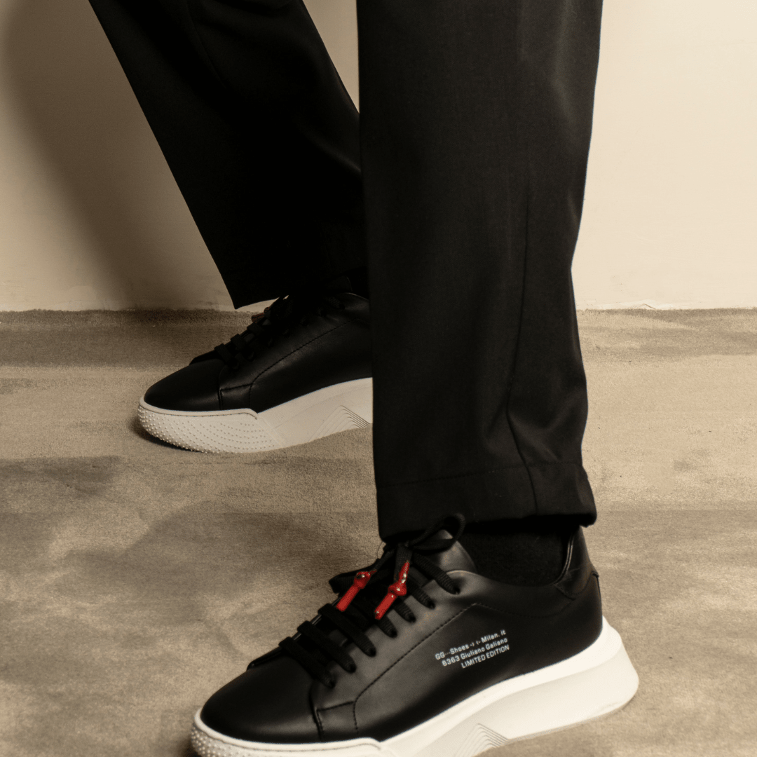 Nemesis Black | Limited for Jason Derulo 6363 - Giuliano Galiano | Handcrafted Luxury Sneakers Made In Italy