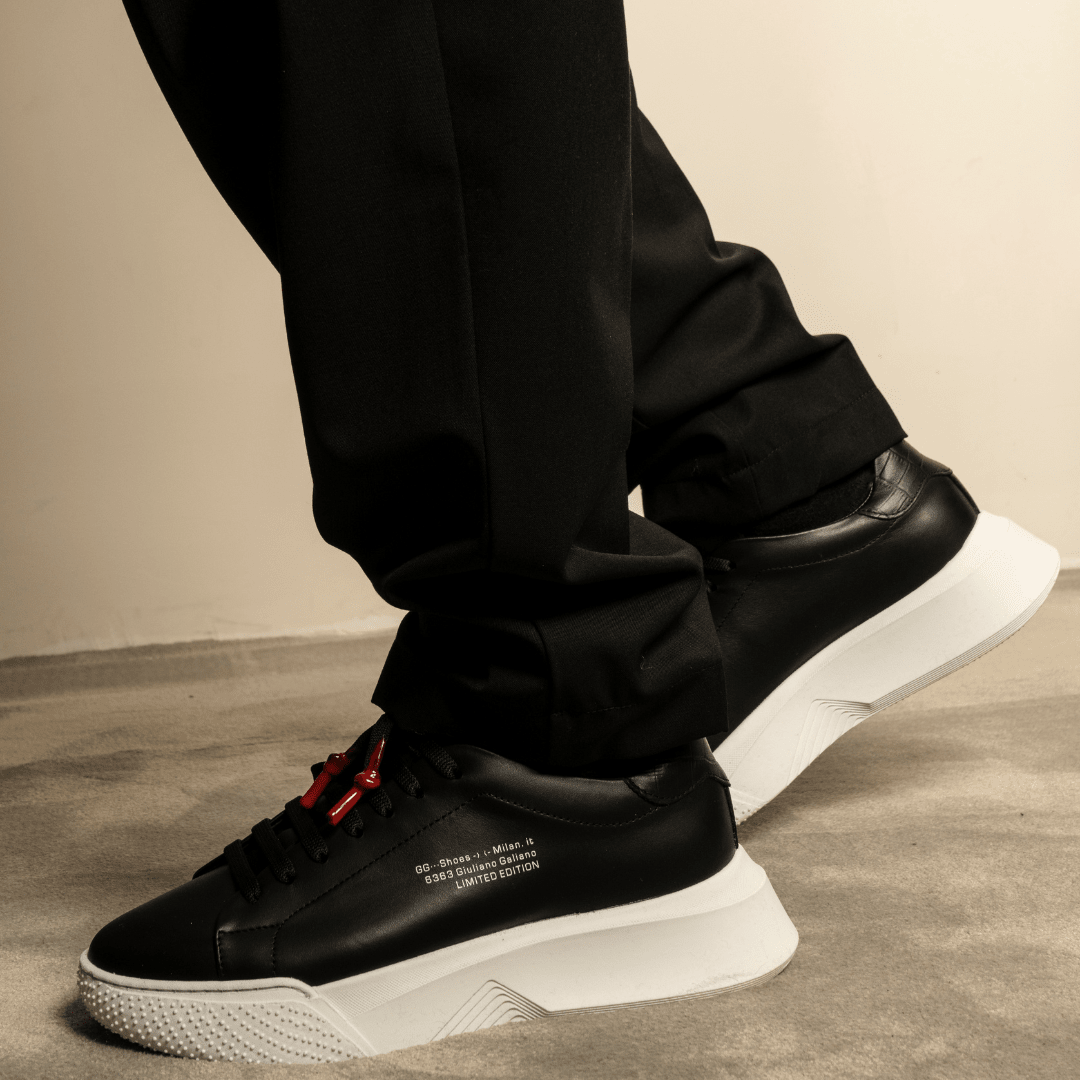 Nemesis Black | Limited for Jason Derulo 6363 - Giuliano Galiano | Handcrafted Luxury Sneakers Made In Italy
