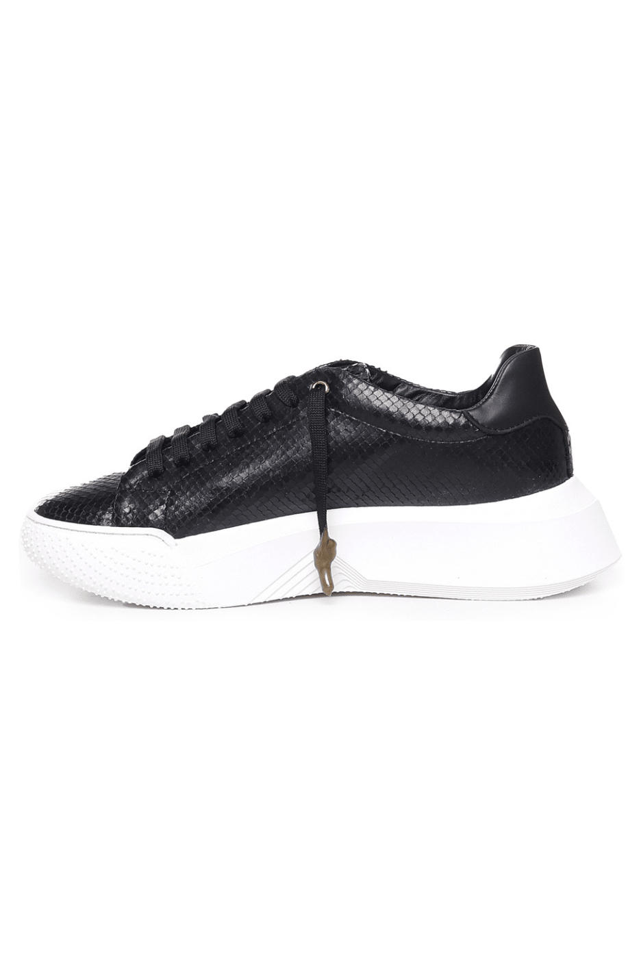 Nemesis | Black python leather - Giuliano Galiano | Handcrafted Luxury Sneakers Made In Italy