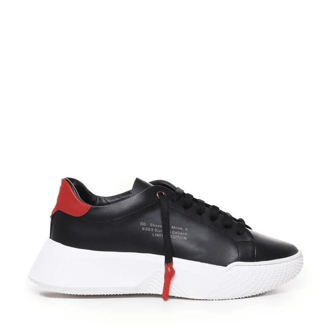 Nemesis Black | Red Leather