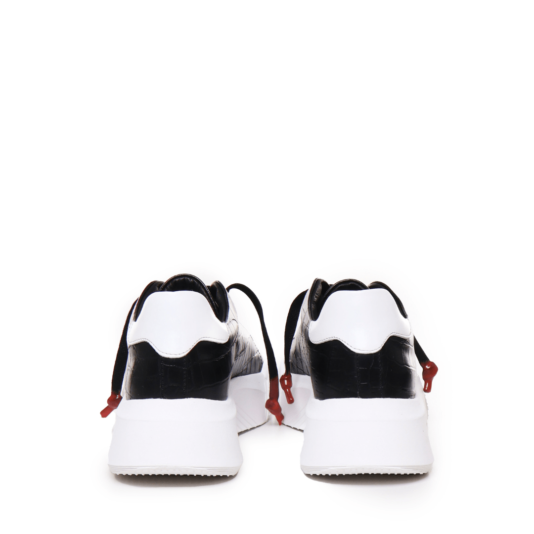 Nemesis | Croc Black - Giuliano Galiano | Handcrafted Luxury Sneakers Made In Italy