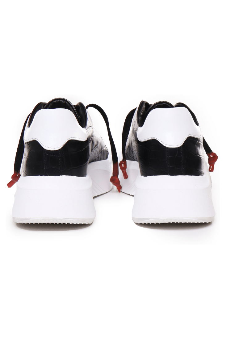Nemesis | Croc Black - Giuliano Galiano | Handcrafted Luxury Sneakers Made In Italy