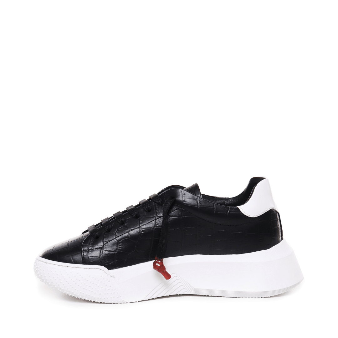 Nemesis | Croc Black - Giuliano Galiano | Handcrafted Luxury Sneakers Made In Italy
