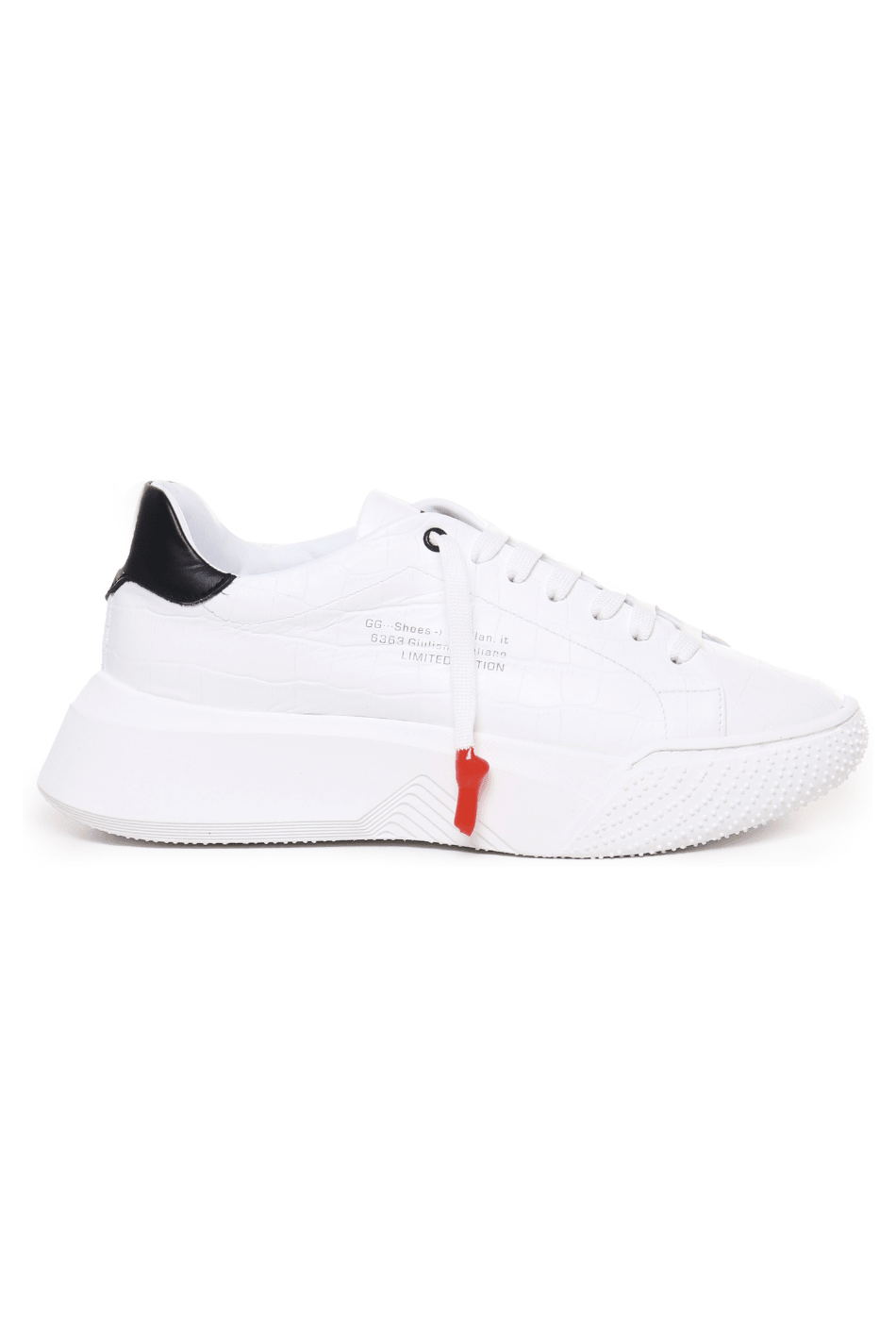 Nemesis White | Croc | Black