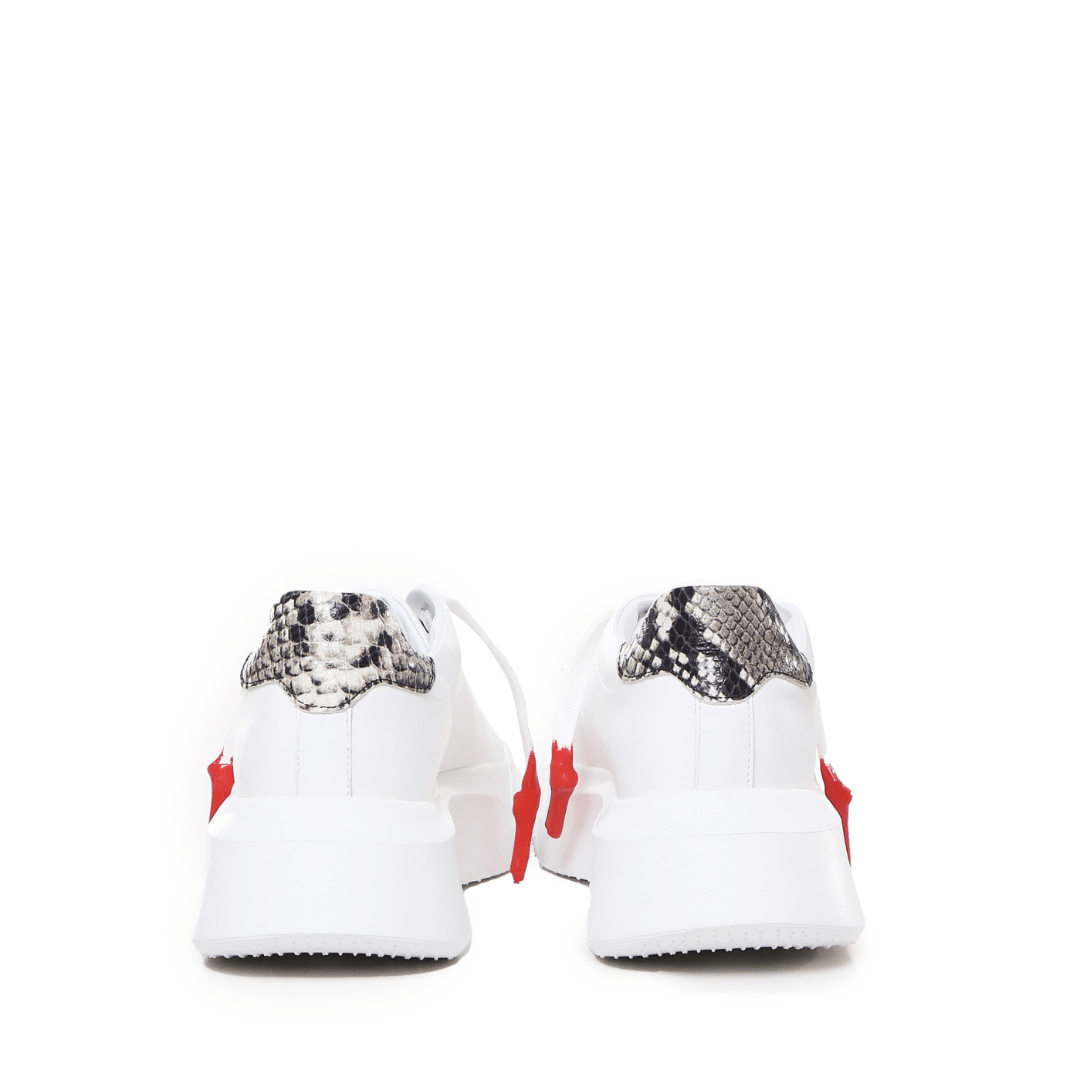 Nemesis White | Grey - Giuliano Galiano | Handcrafted Luxury Sneakers Made In Italy