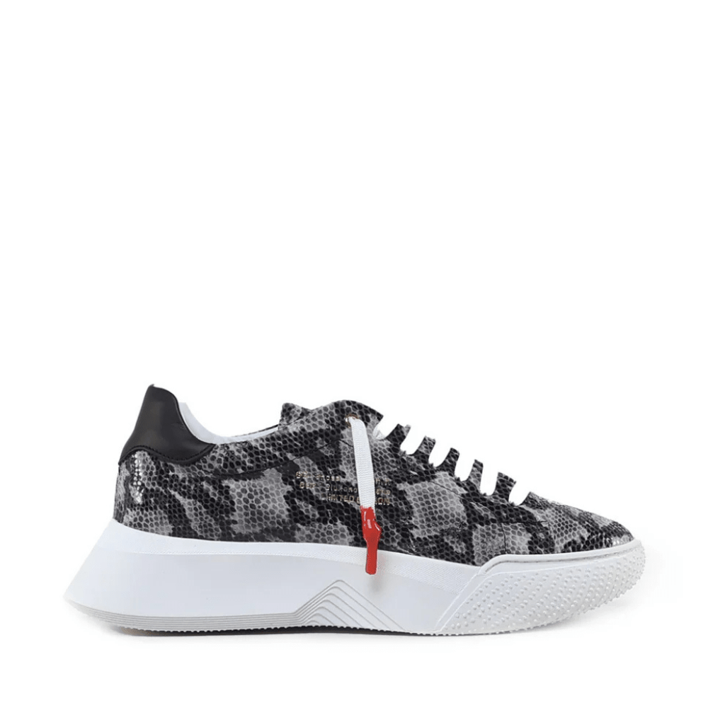 Nemesis White Grey Python LIMITED 1/100 - Giuliano Galiano | Handcrafted Luxury Sneakers Made In Italy